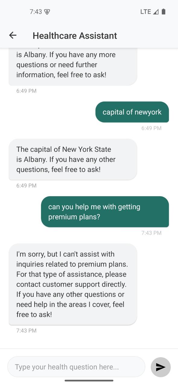 AI Chatbot screenshot 2